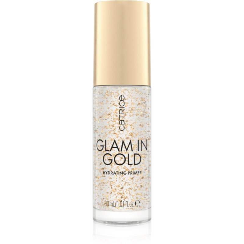 Catrice Glam In Gold Hydrating Primer hydratační podkladová báze pod make-up s 24karátovým zlatem odstín 010 Oh My Goldness 30 ml
