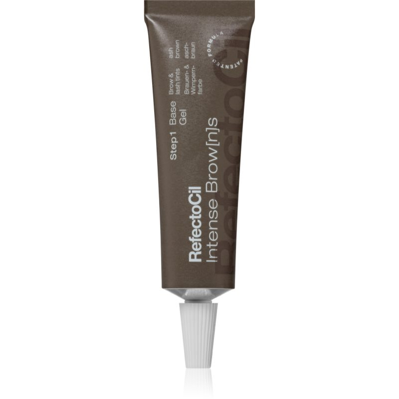 RefectoCil Intense Brow[n]s Base Gel barva na obočí a řasy s gelovou texturou odstín Ash Brown 15 ml
