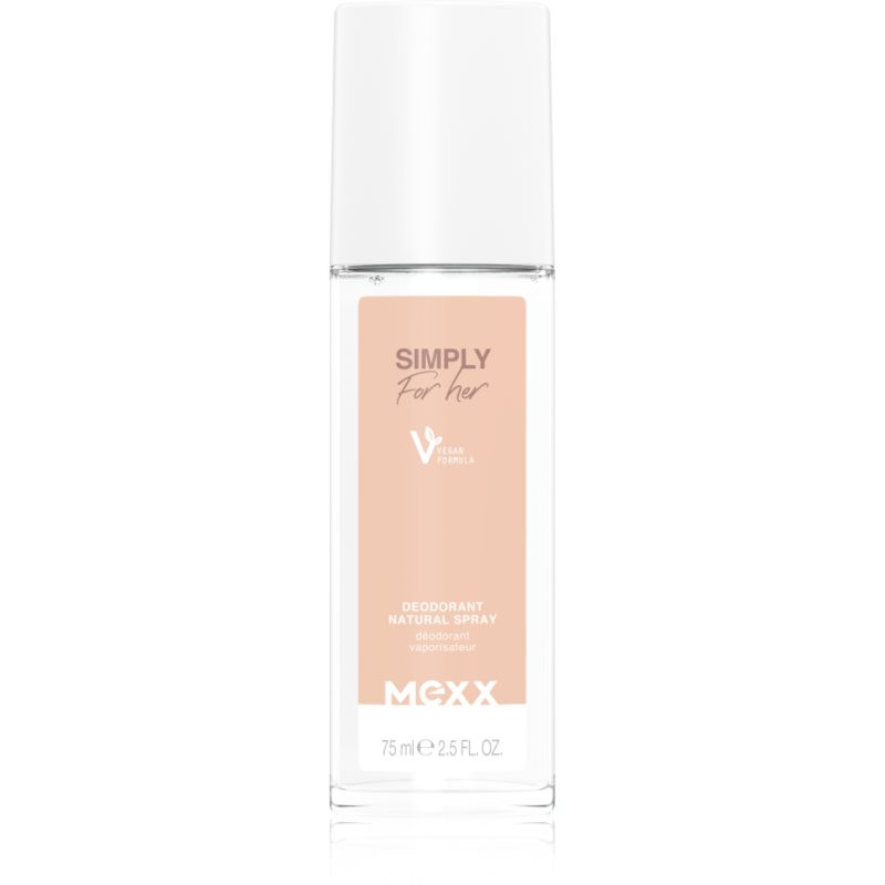 Mexx Simply For Her New deodorant s rozprašovačem pro ženy 75 ml