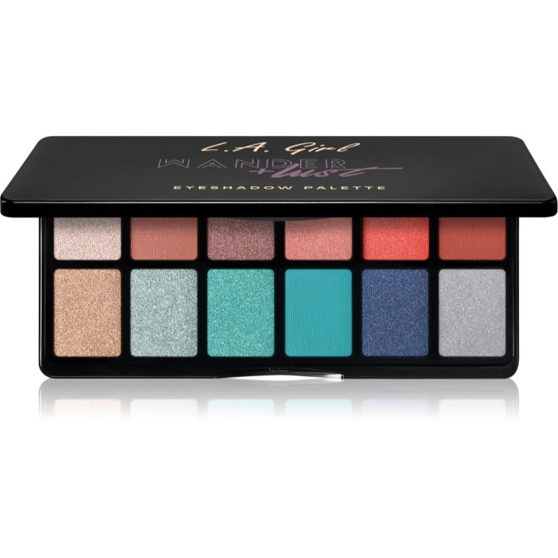 L.A. Girl Cosmetics Fanatic paletka očních stínů odstín Wanderlust 12x1 g