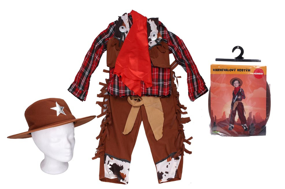 Wiky Set karneval W045132 - cowboy M 110-120 cm