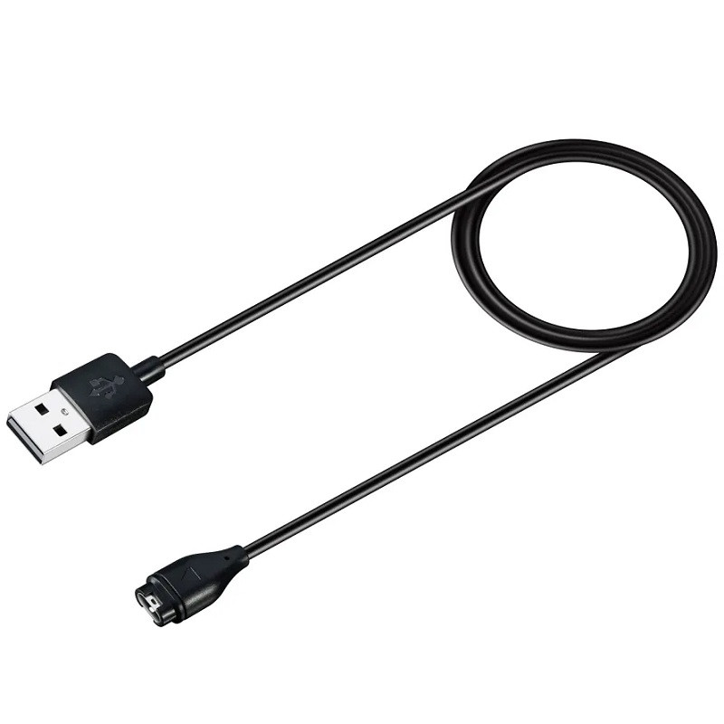Nabíječka hodinky Garmin Vívoactive3, Fenix 5, 6, 6S, 6X, 7, Approach S60 USB-A kabel 1m černý