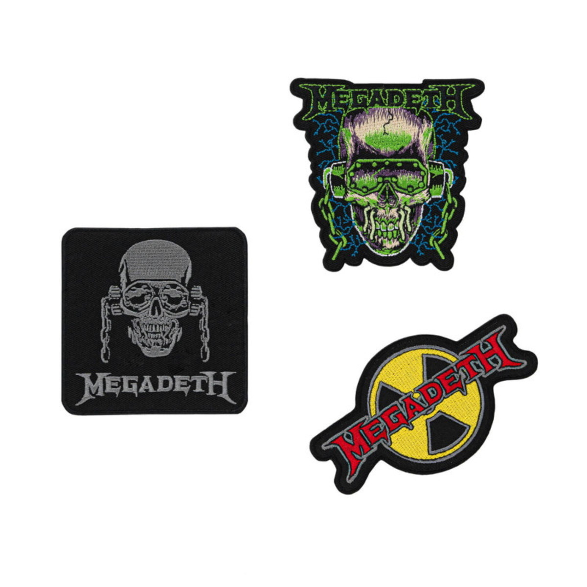 nažehlovačka (nášivka set 3 ks) MEGADETH