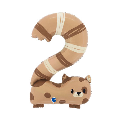 Balónek fóliový 89 cm Kočka číslo 2 Albi