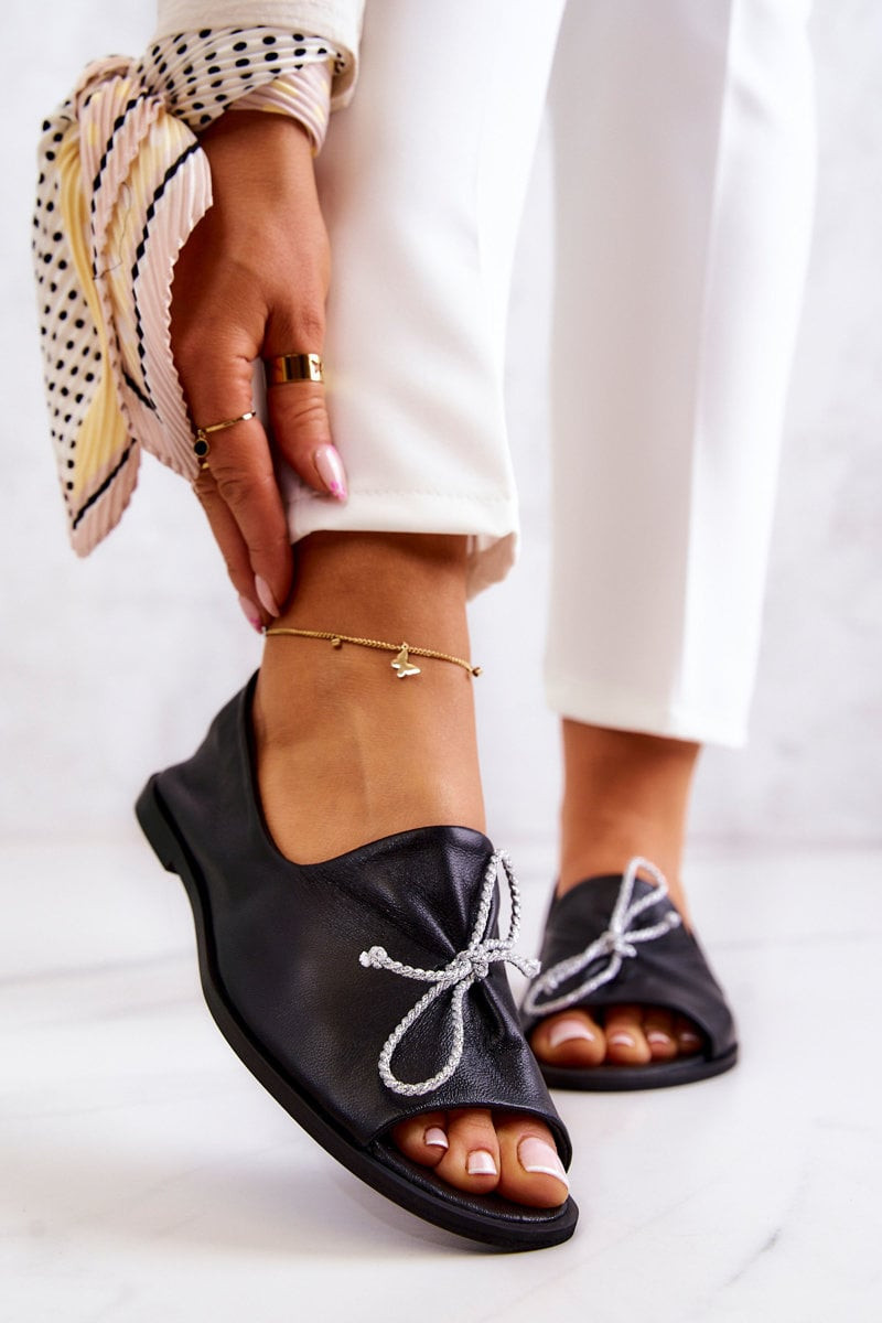 Zazoo Kožené Dámské Baleríny Nicole