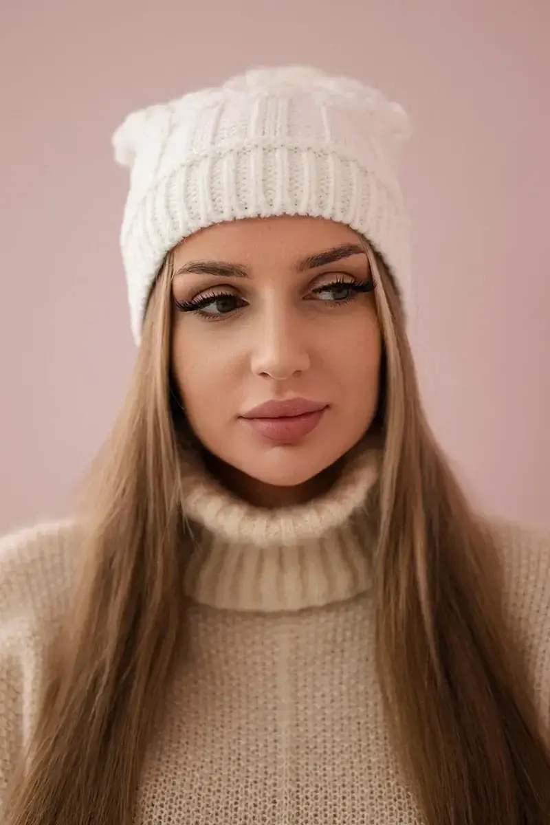 Kesi Fleecová čepice Marta K231 bílá