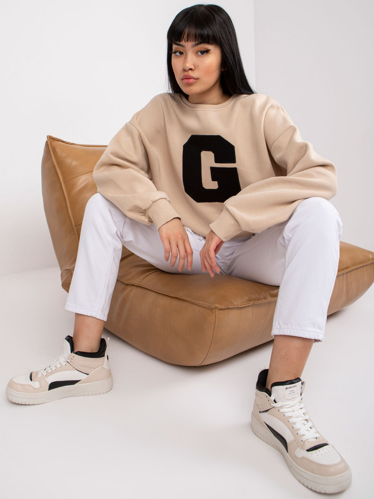Sweatshirt-EM-BL-617/G11-beige