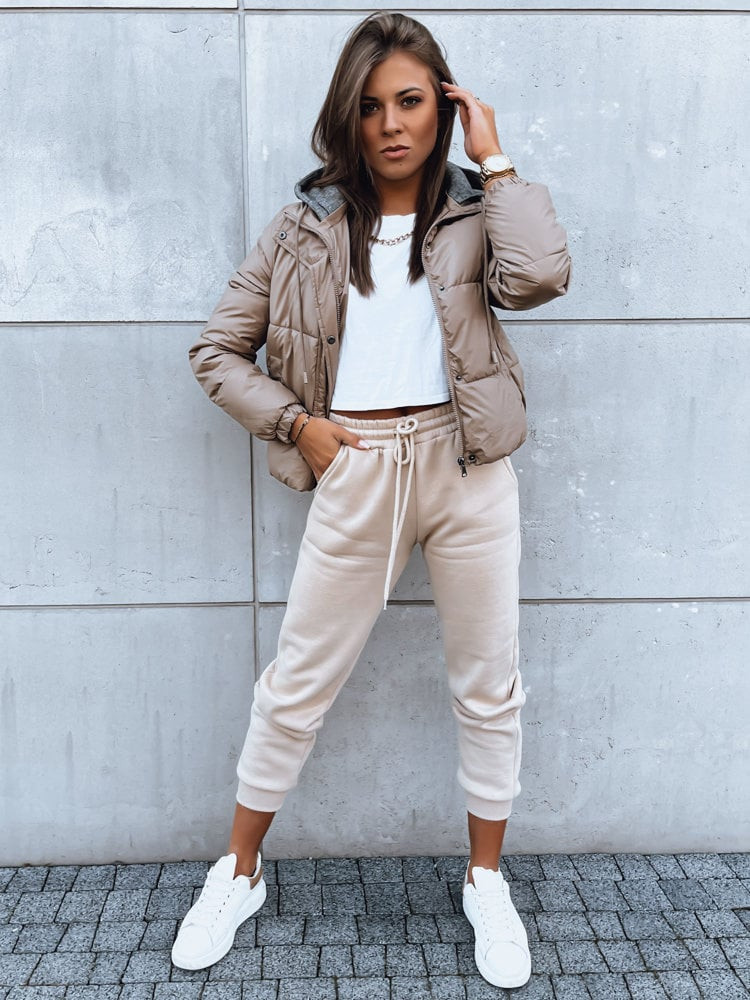 Dámská prošívaná bunda KHALEESI Barva kamelová DSTREET