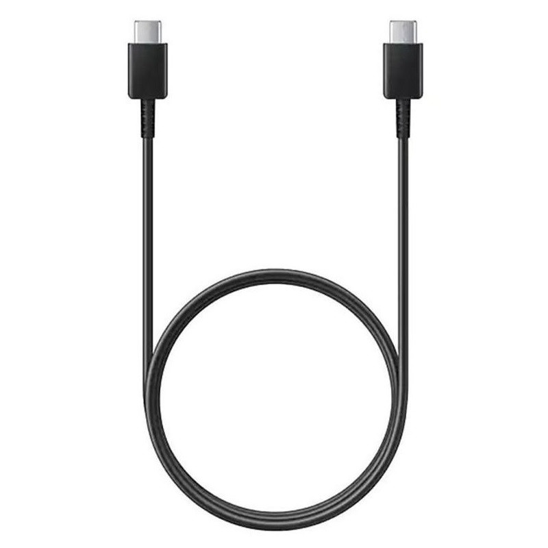 USB datový kabel Samsung EP-DG977BBE USB-C to USB-C pro Galaxy S10, S10e, S10+ černý