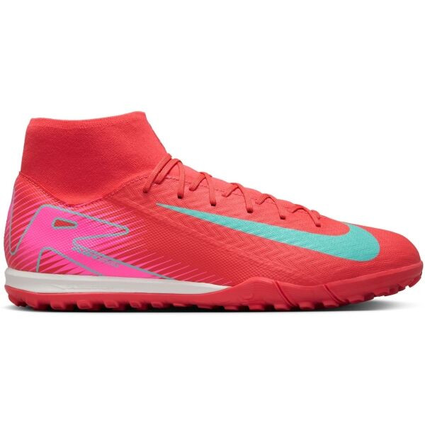 Nike AIR ZOOM MERCURIAL SUPERFLY 10 ACADEMY TF Pánské turfy, červená, velikost 42.5