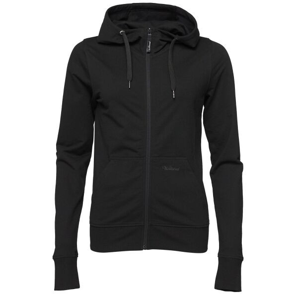 Willard MULDA Dámská celorozepínací mikina, černá, velikost