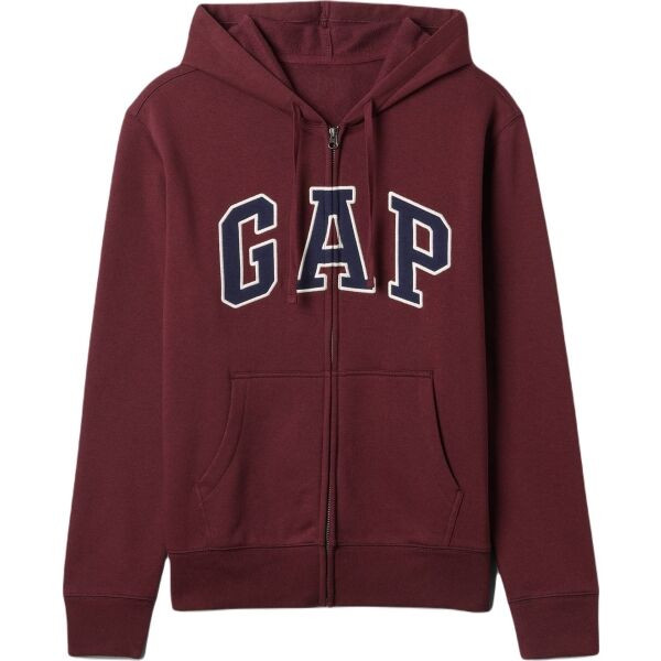 GAP V-HERITAGE LOGO FZ SNL Pánská mikina, vínová, velikost