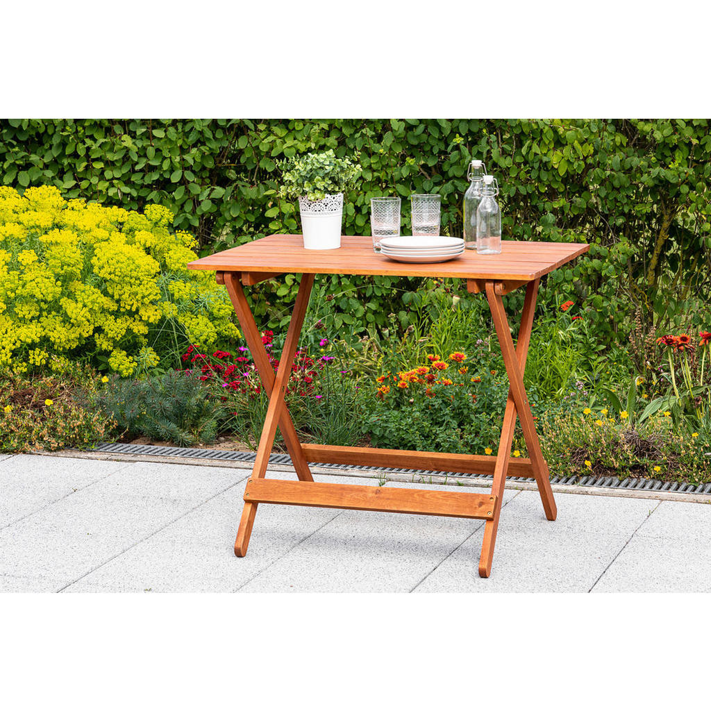 Gardenson ZAHRADNÍ SKLÁDACÍ STOLEK, 90/72/60 cm