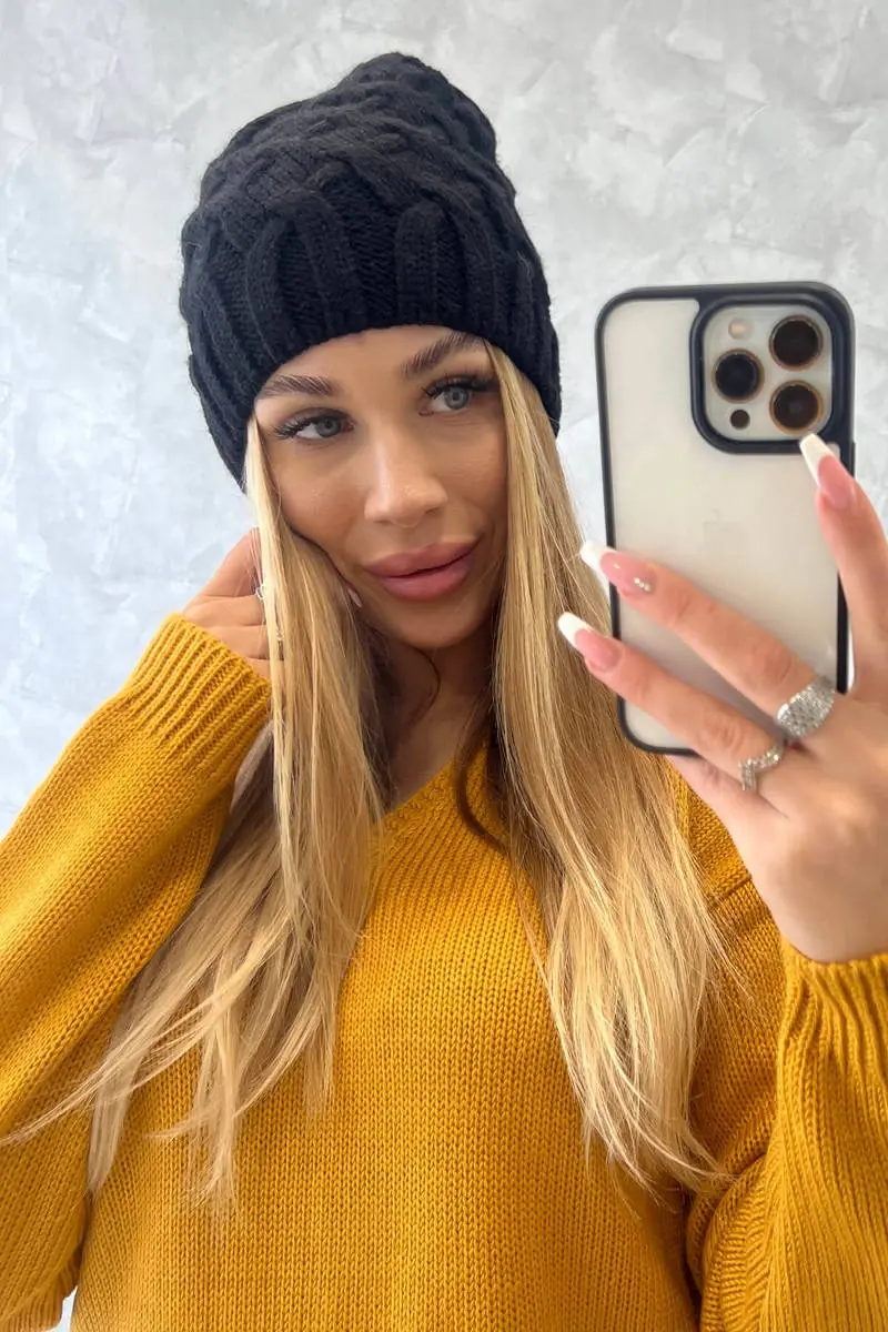 Kesi Fleecová čepice Agnes K239 černá