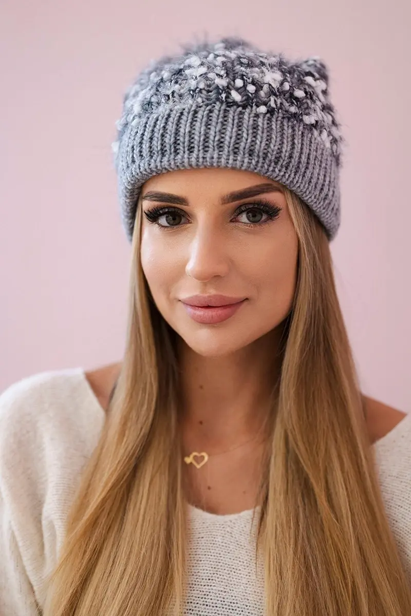 Kesi Bublinková čepička K219 šedá