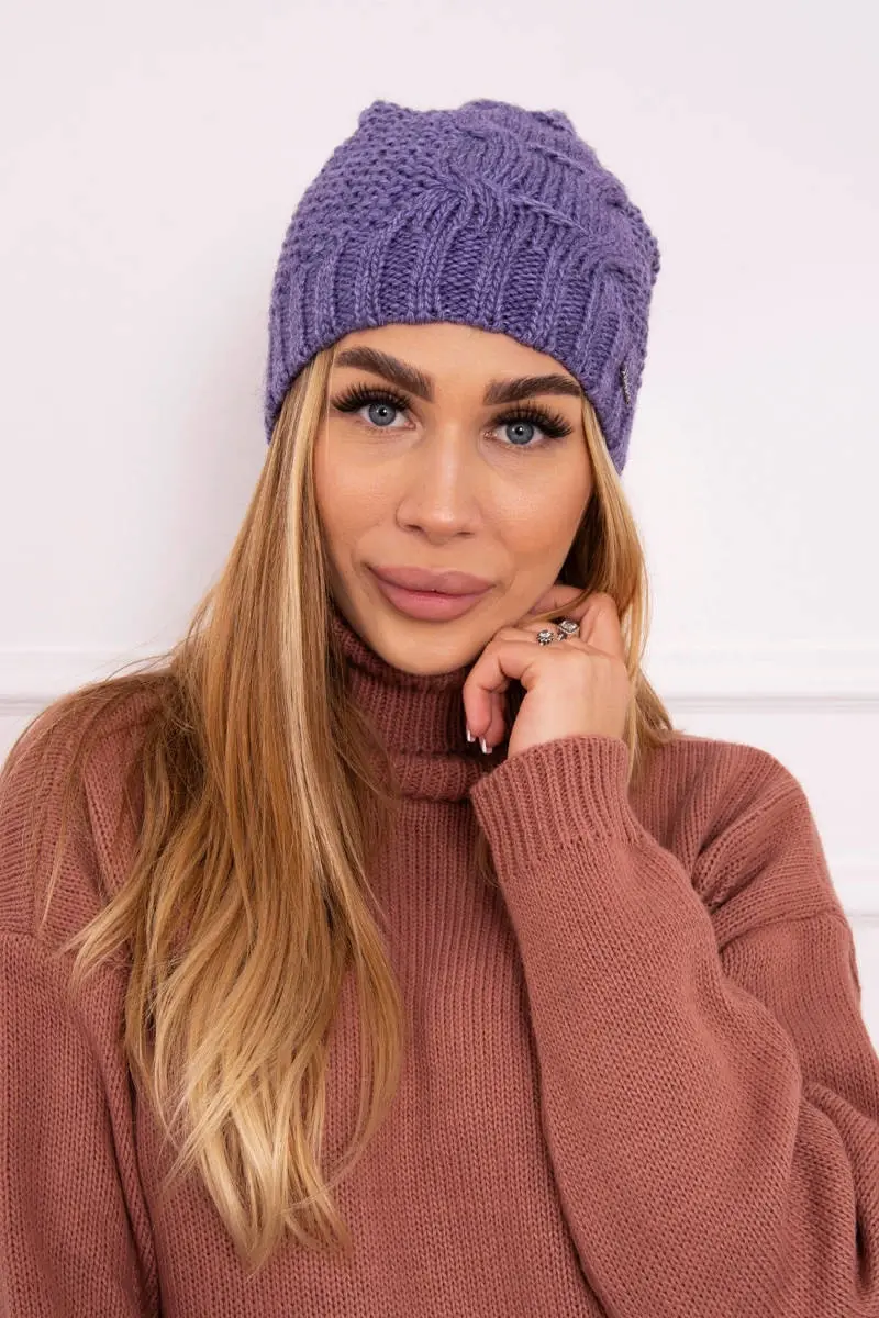 Kesi Fleecová čepice Carolina K243 fialová