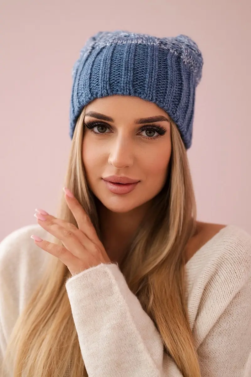 Kesi Čepice Paris fleece K213 denim