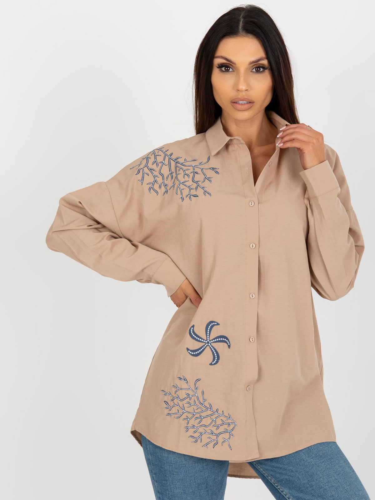 Shirt-TO-KS-7005.34P-beige