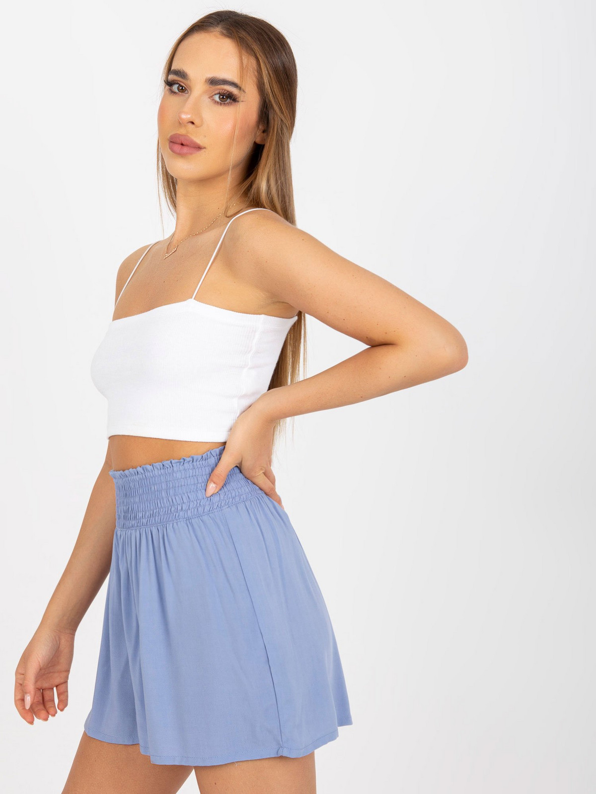 Shorts-D73761M62238KA-light blue