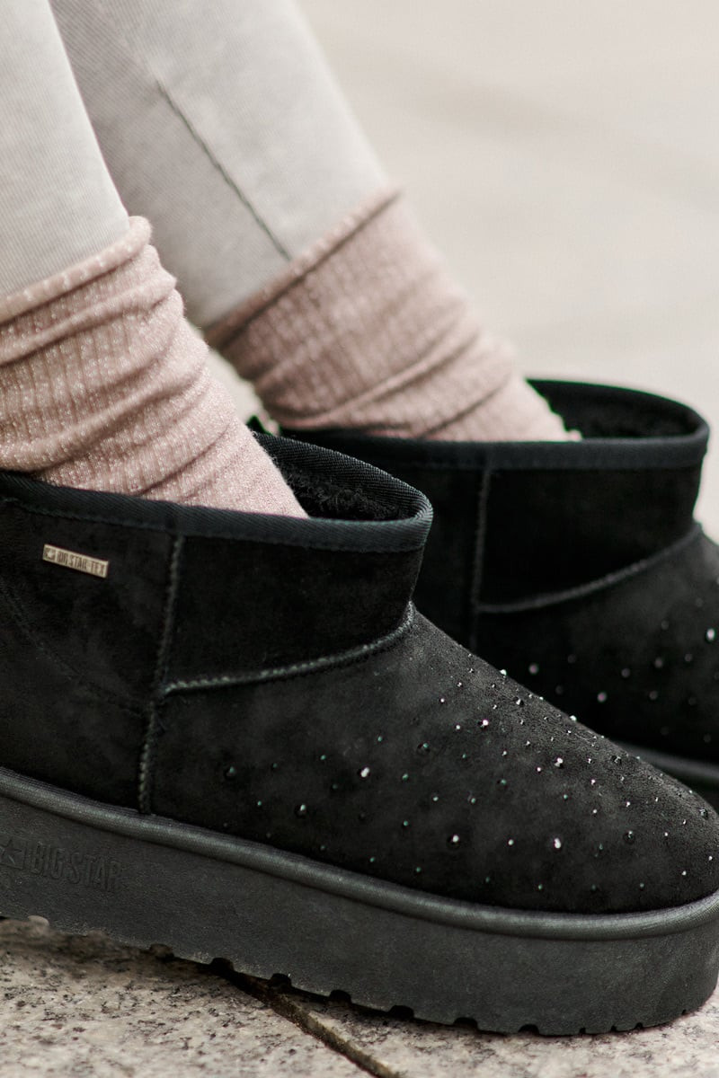 BIG STAR SHOES Sněhule se zdobením na platformě Big Star