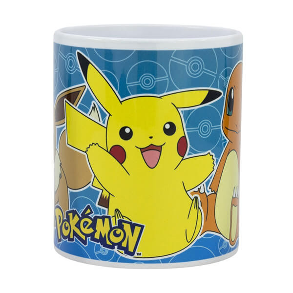 Pokémon hrnek - Eevee, Pikachu a Charmander