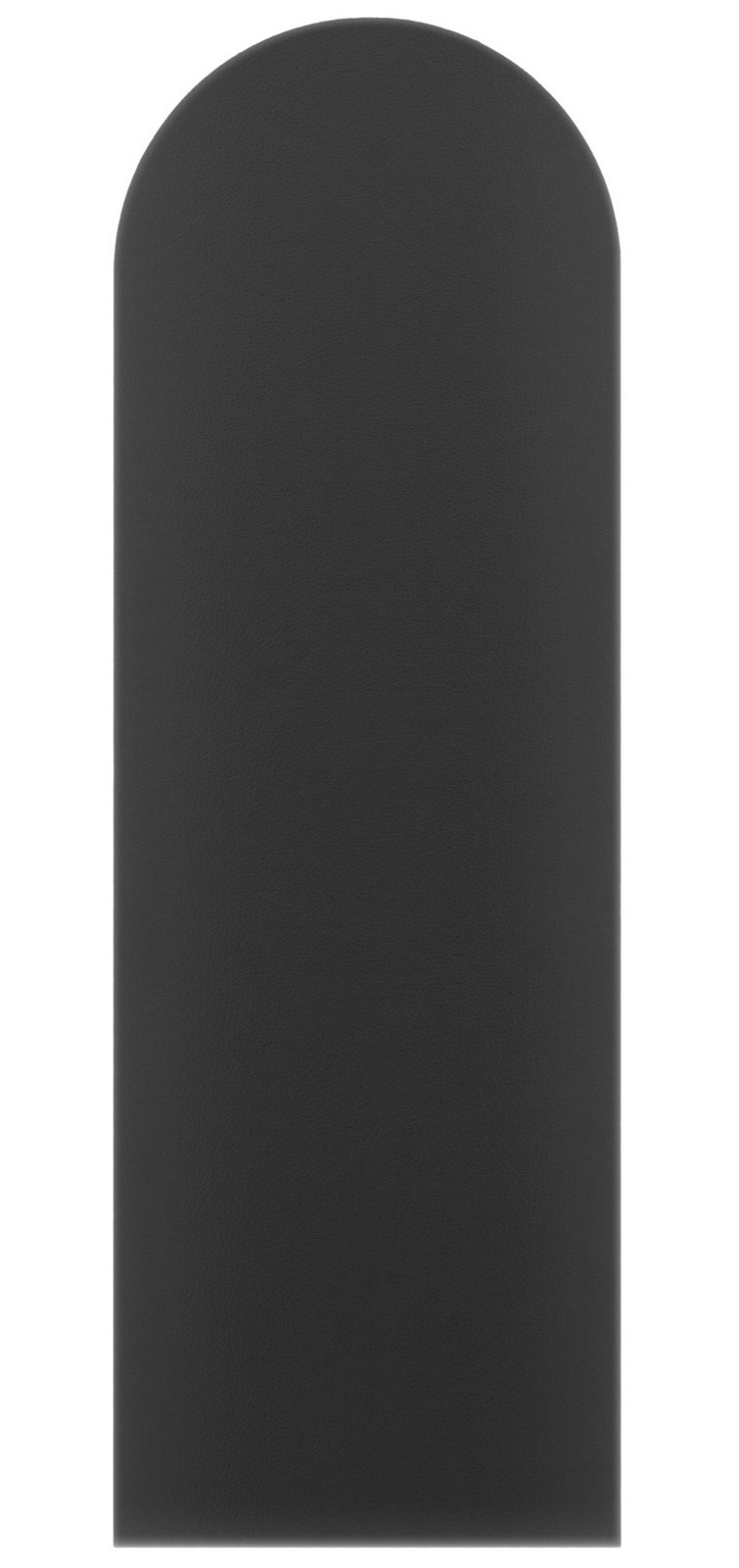 Čalouněný nástěnný panel s EKO KŮŽÍ různé rozměry x šířka 20 cm grafitová oblouk MyBestHome Rozměr: 20x60 cm