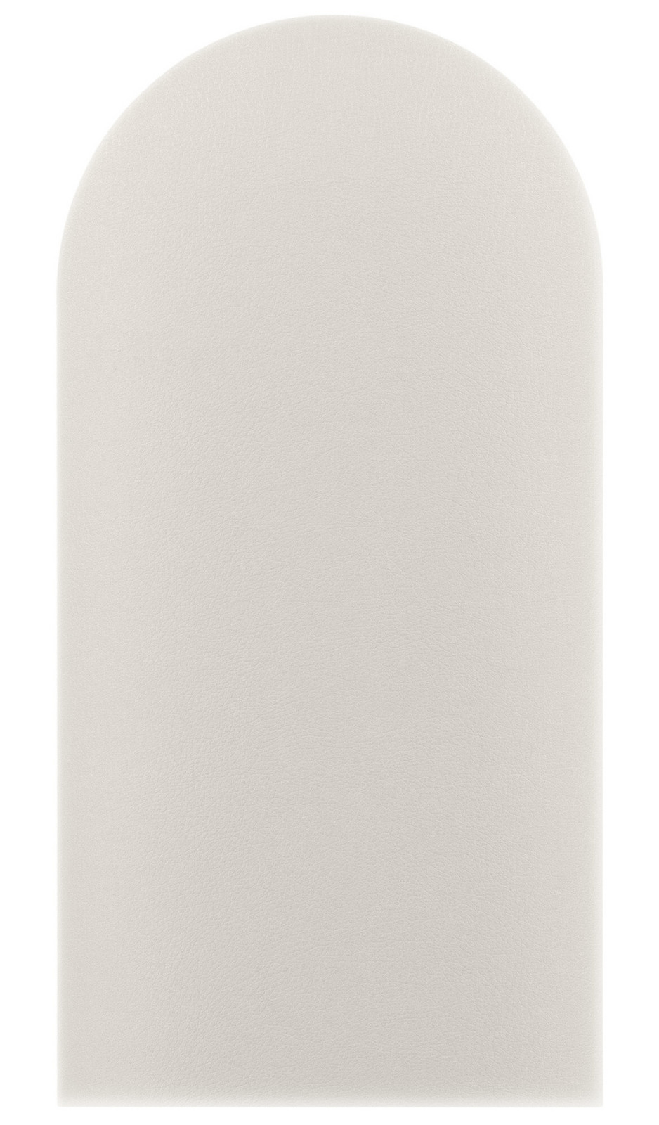 Čalouněný nástěnný panel s EKO KŮŽÍ různé rozměry x šířka 30 cm krémová oblouk MyBestHome Rozměr: 30x60 cm