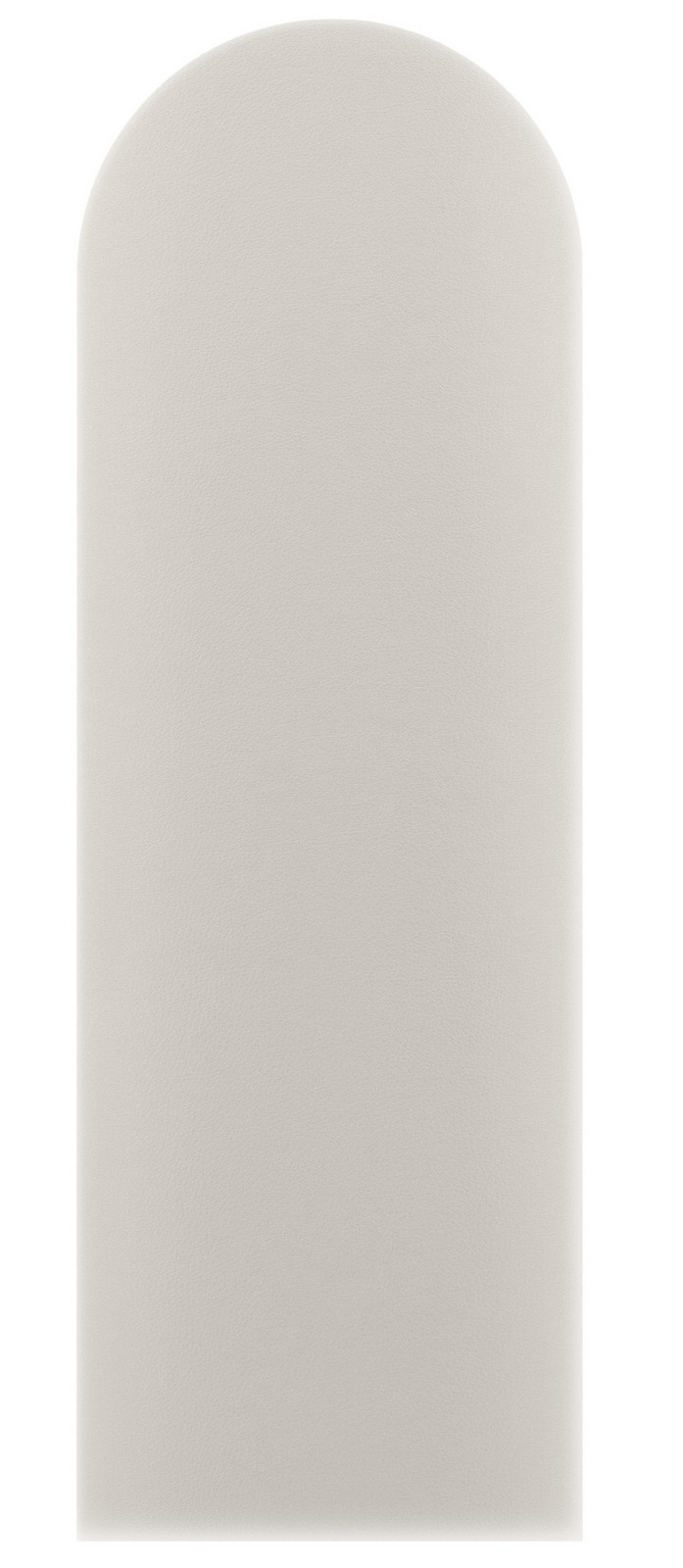 Čalouněný nástěnný panel s EKO KŮŽÍ různé rozměry x šířka 20 cm krémová oblouk MyBestHome Rozměr: 20x60 cm