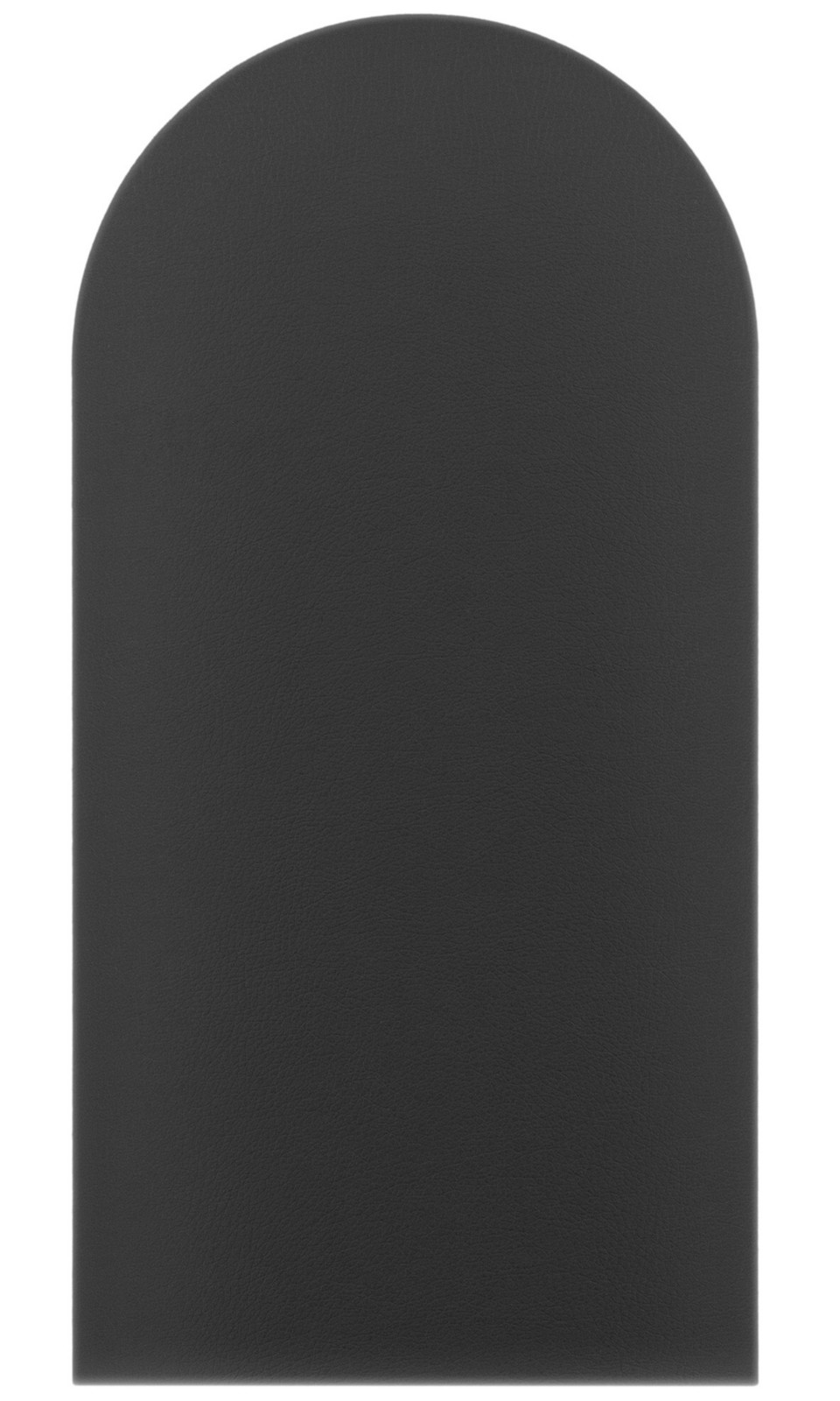 Čalouněný nástěnný panel s EKO KŮŽÍ různé rozměry x šířka 30 cm grafitová oblouk MyBestHome Rozměr: 30x60 cm