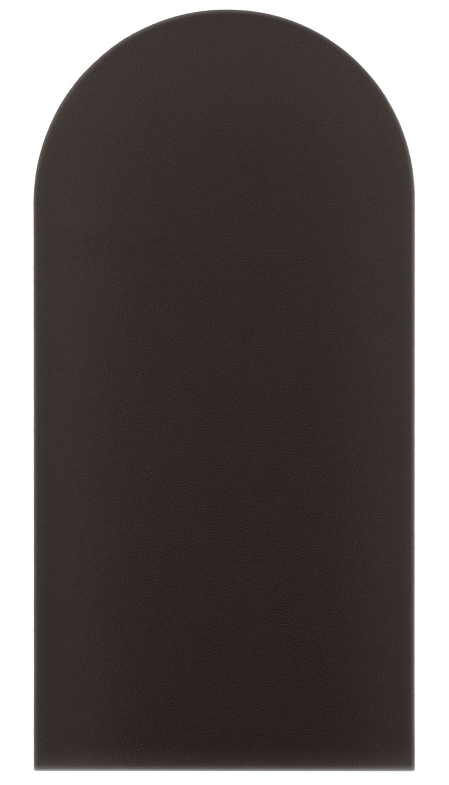 Čalouněný nástěnný panel s EKO KŮŽÍ různé rozměry x šířka 30 cm hnědá oblouk MyBestHome Rozměr: 30x60 cm