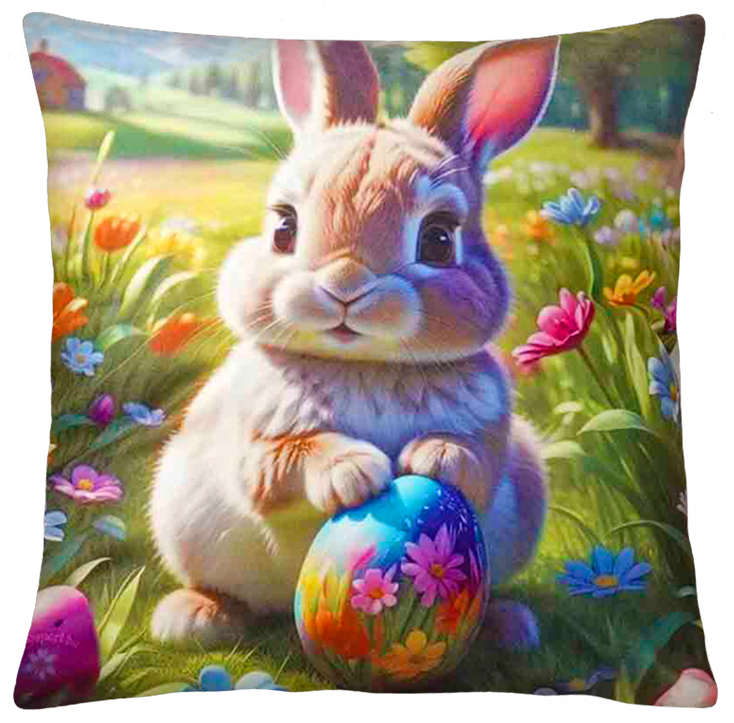 Velikonoční polštář LOVELY BUNNY 40x40 cm  Mybesthome Varianta: Povlak na polštář, 40x40 cm