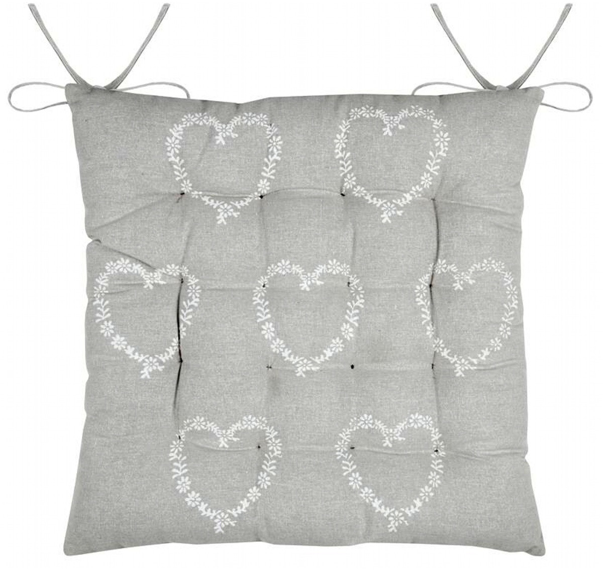 Podsedák na židli ARBIN I. šedá 40x40 cm France