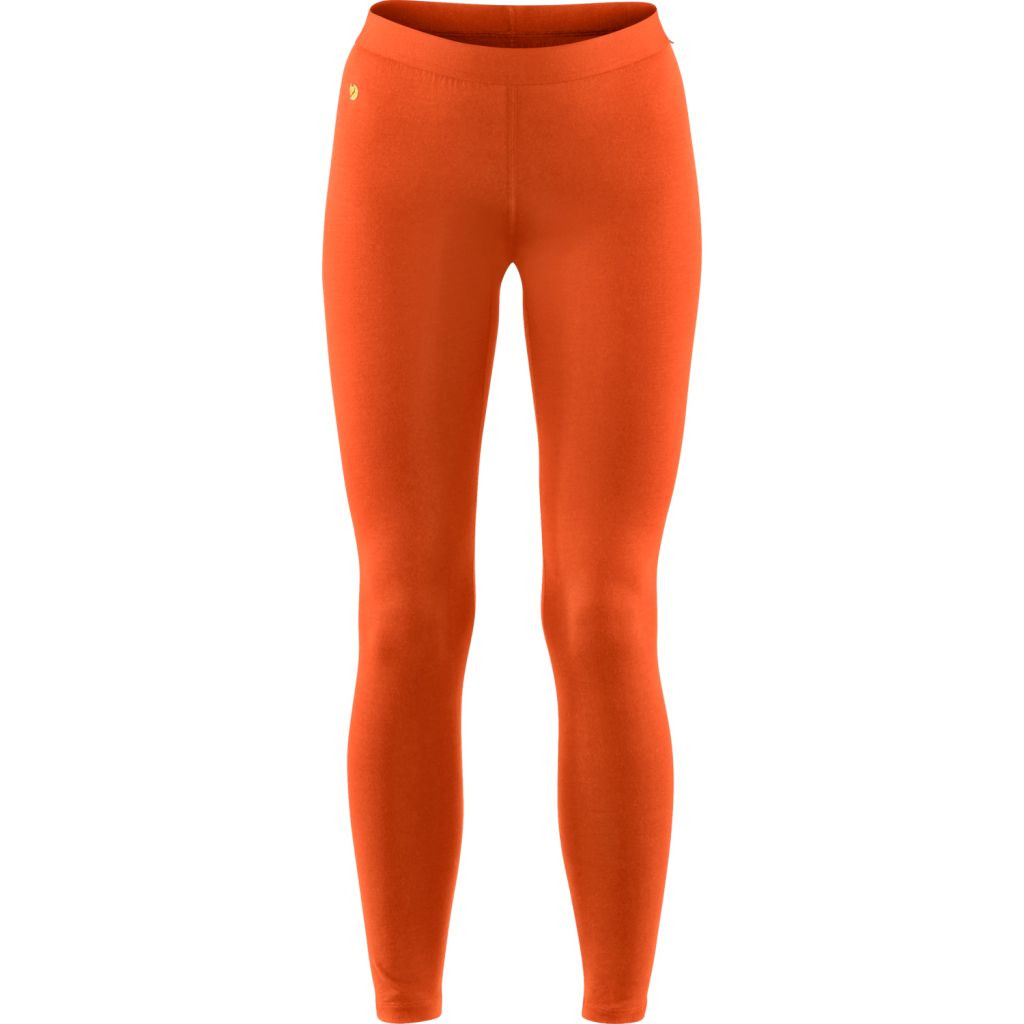 FJÄLLRÄVEN Bergtagen Thinwool Long Johns W, Hokkaido Orange (vzorek) velikost: S