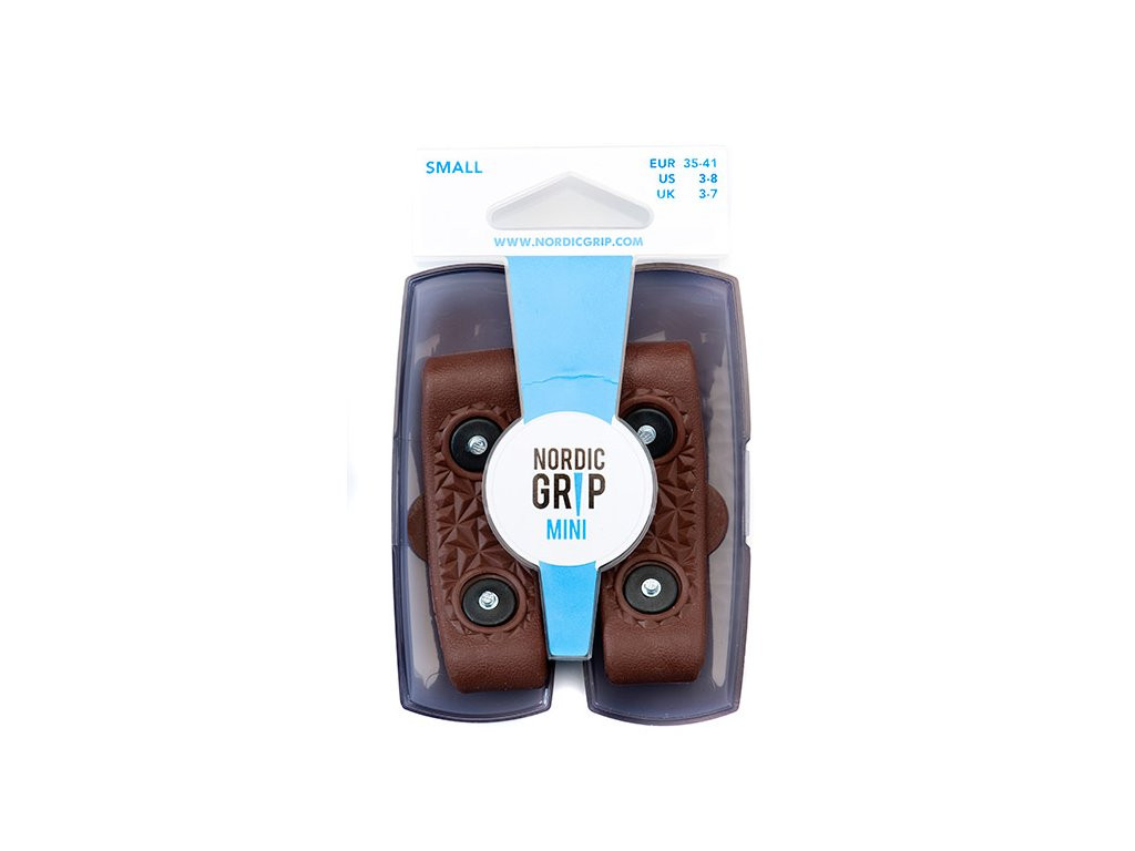 NORDIC GRIP Nesmeky Mini, Brown velikost: S (EU 35-41)