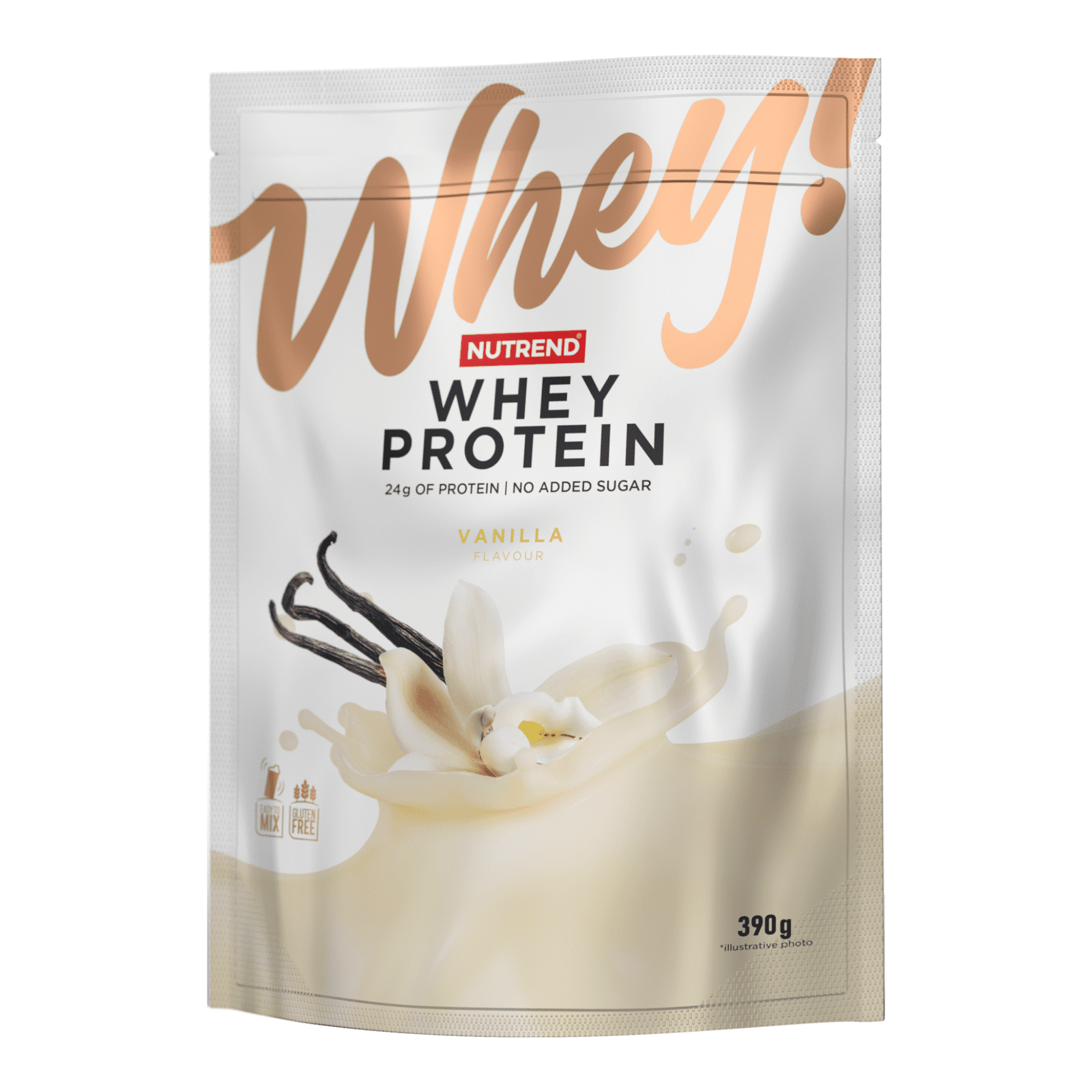 NUTREND Whey Protein, vanilka 390 g