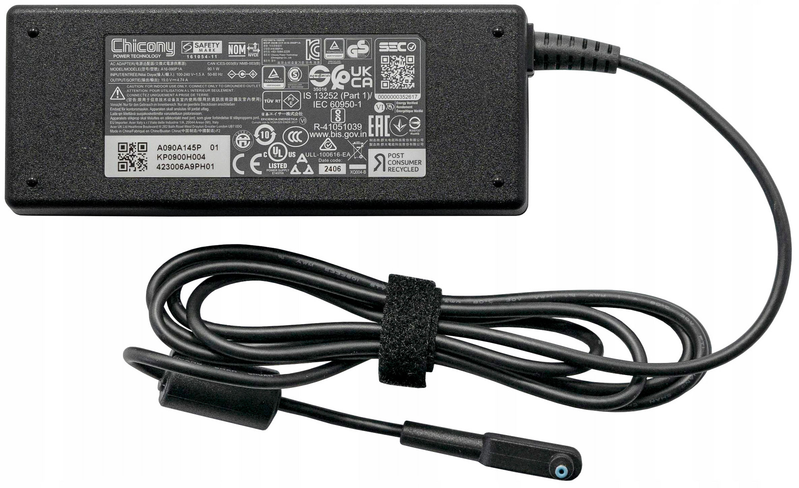 Originální Napájecí Adaptér A515-57 A515-57G TMP414RN-53 A715-73G 90W 3,0x1,1 4,74A