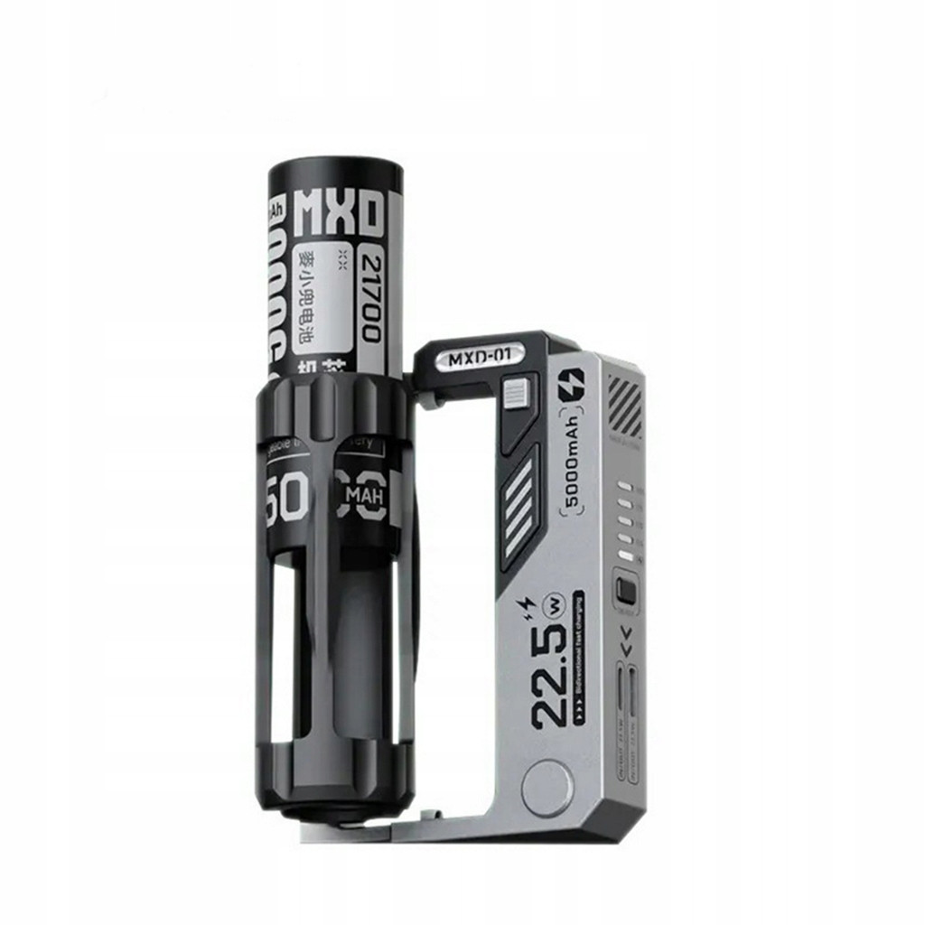 Powerbanka 5000mAh Rychlá Pd 22.5W vyměnitelná akumulátor 21700 Usb-c Lighting