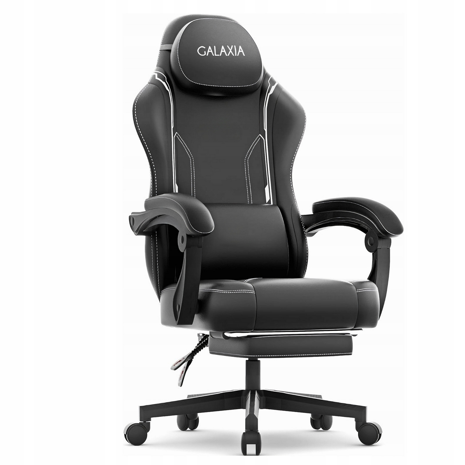 Kancelářské Herní Křeslo Otočná kelímková herní židle s podnožkou