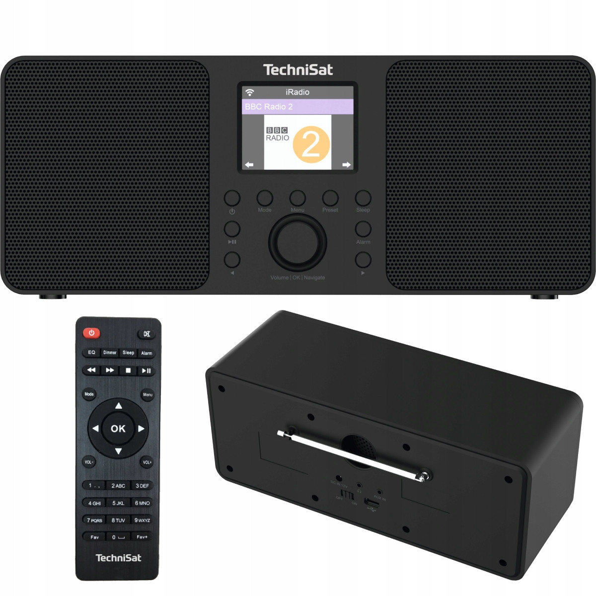 Technisat Classic 300 Ir V2 Fm Rádio Internetové Wifi Usb Bluetooth