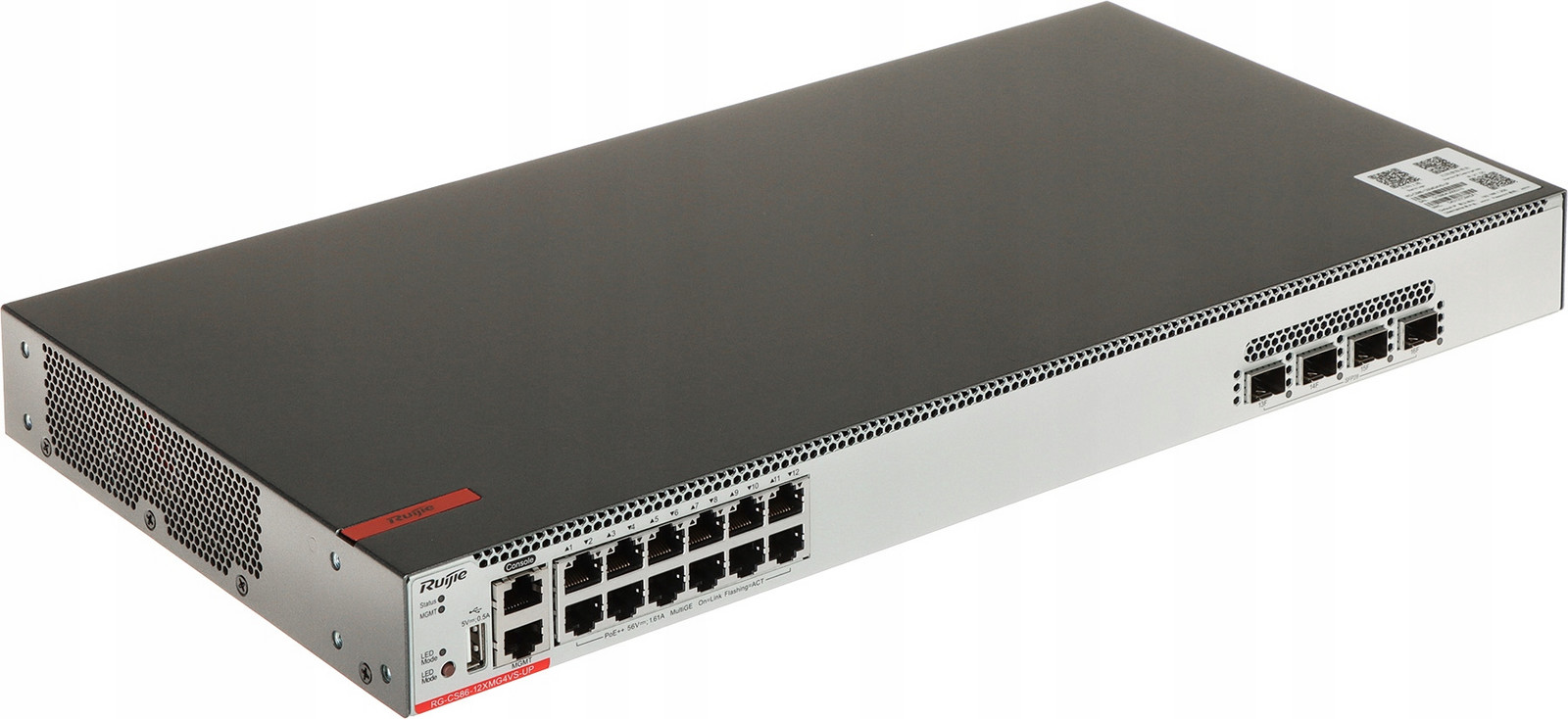 Poe Switch RG-CS86-12XMG4VS-UP 12PORTOVÝ Sfp+ Ruijie