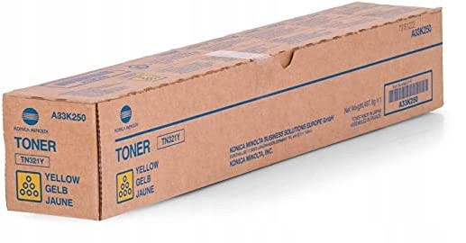 Toner Konica Minolta TN321Y Yellow A33K250 c224 c284 c364