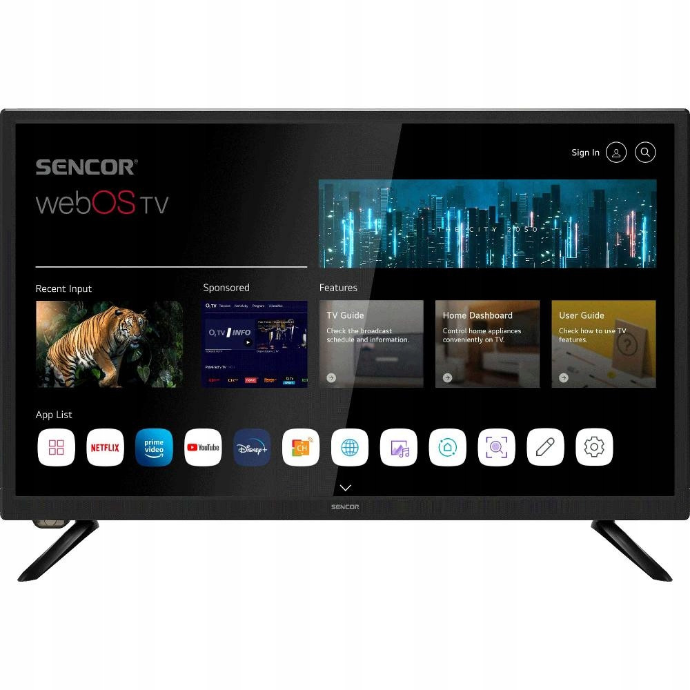 Led Smart webOS Tv Sencor Sle 24S802TCSB 24