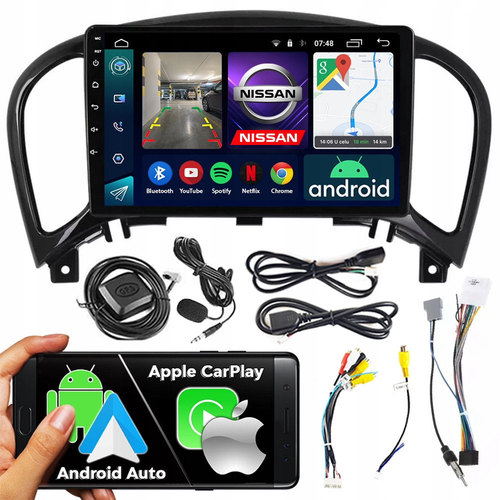 Rádio Navigace Android RS-305 Nissan Juke 2010-2019 2GB 9