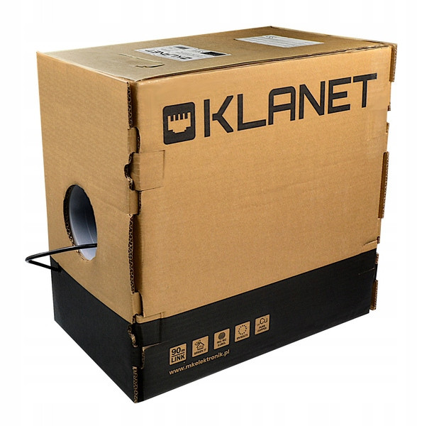 Klanet Kabel kroucený Utp 5e vnější Uv 305m