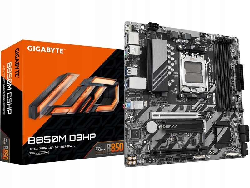 Gigabyte B850M D3HP Rodina procesorů Amd Patice procesoru AM5 DDR5