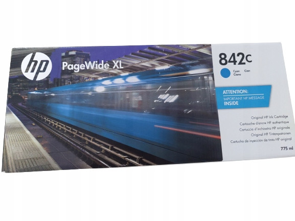 Inkoust Hp 842C Cyan PageWide 8000