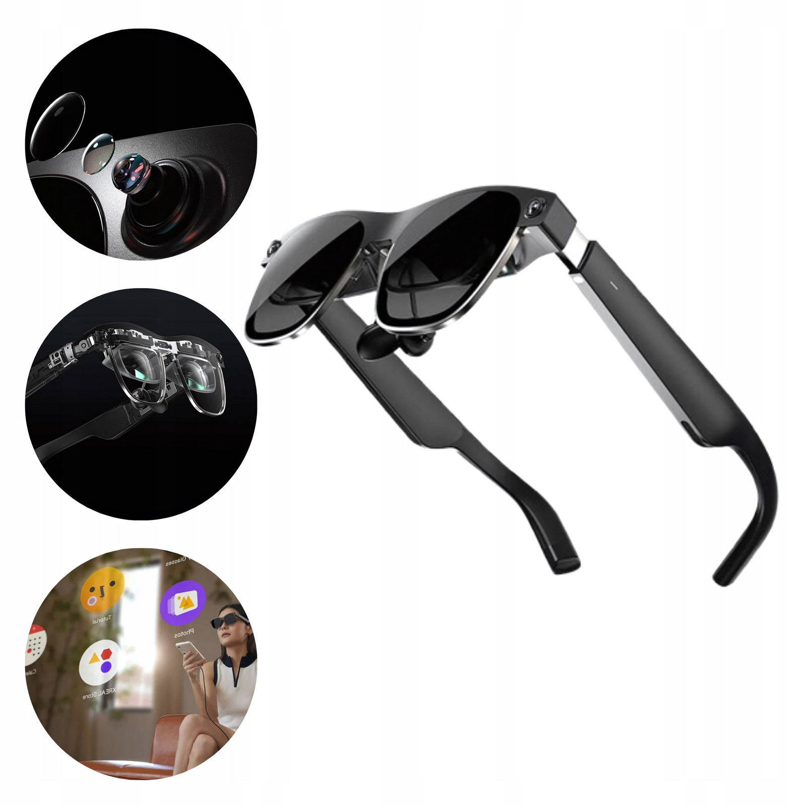 Xreal Air 2 Ultra Chytré brýle Brýle Ar Vr Až 120Hz Micro Oled Sony