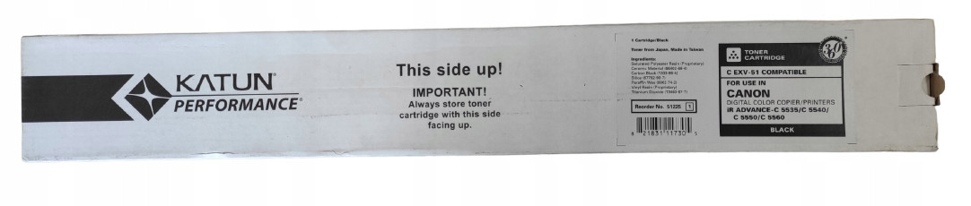 Toner Katun C-EXV51 Black 0481C002 Canon C5560 C5550 C5540