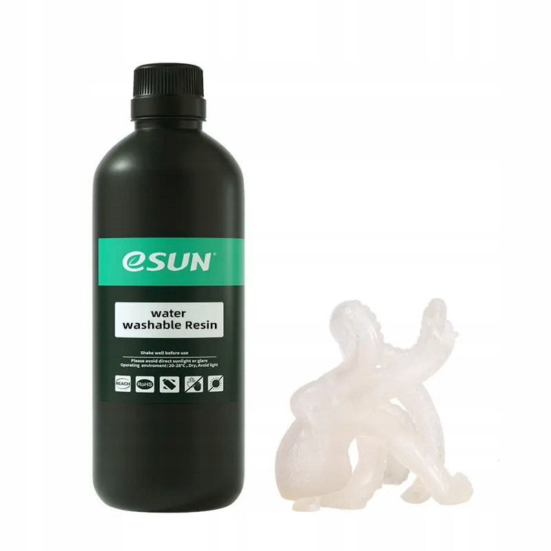 eSun pryskyřice Water Washable Resin transparentní 500g