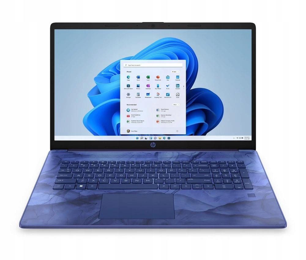 Notebook Hp 17-CP Ryzen 3 8GB 256GB Radeon Hd+ Dotyk Win 11 Modrý